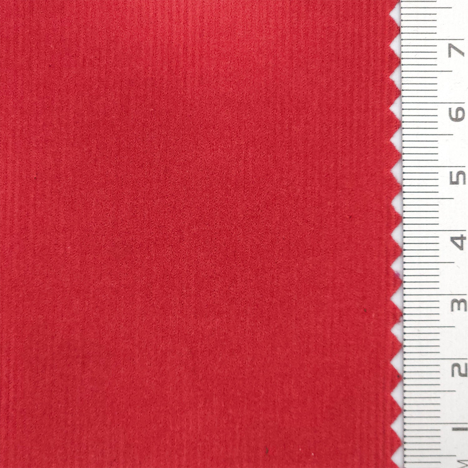 21 Wale Solid Corduroy Cotton Woven Fabric - FAB 1747 - 24.True red