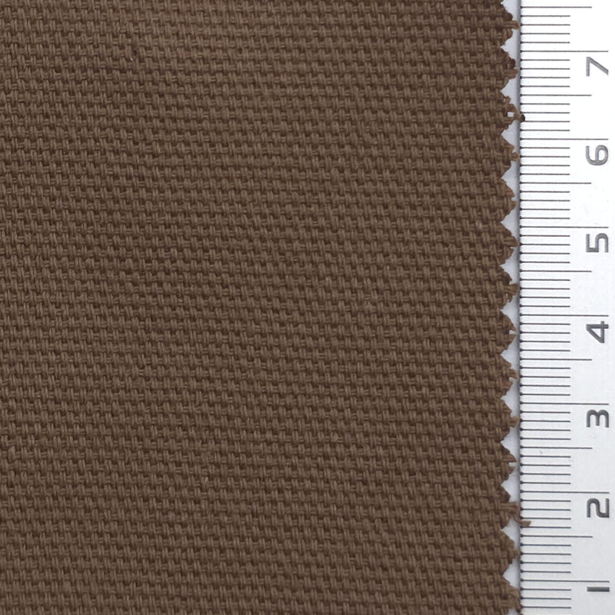 Solid 7 Count Cotton Oxford Woven Fabric - FAB1981 - Brown