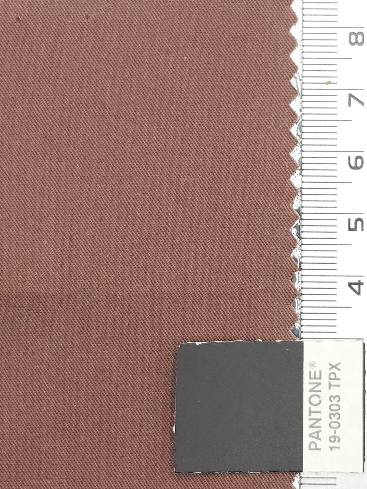 30'S Twill Cotton Woven Fabric | FAB1176 - Dark Chestnut