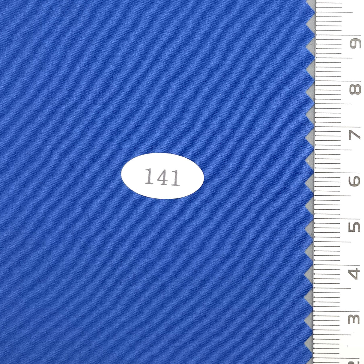 Solid Plain Recycled Cotton Polyester Woven Fabric - FAB1700 - Sapphire Blue