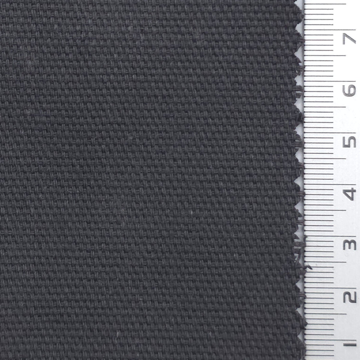 Solid 7 Count Cotton Oxford Woven Fabric - FAB1981 - Charcoal