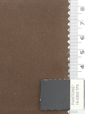 30'S Twill Cotton Woven Fabric | FAB1176 - Tabacco Brown