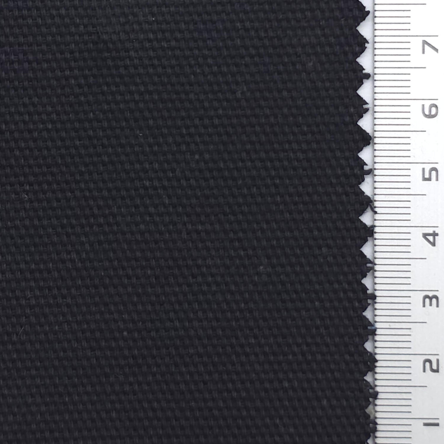 Solid 7 Count Cotton Oxford Woven Fabric - FAB1981 - Black