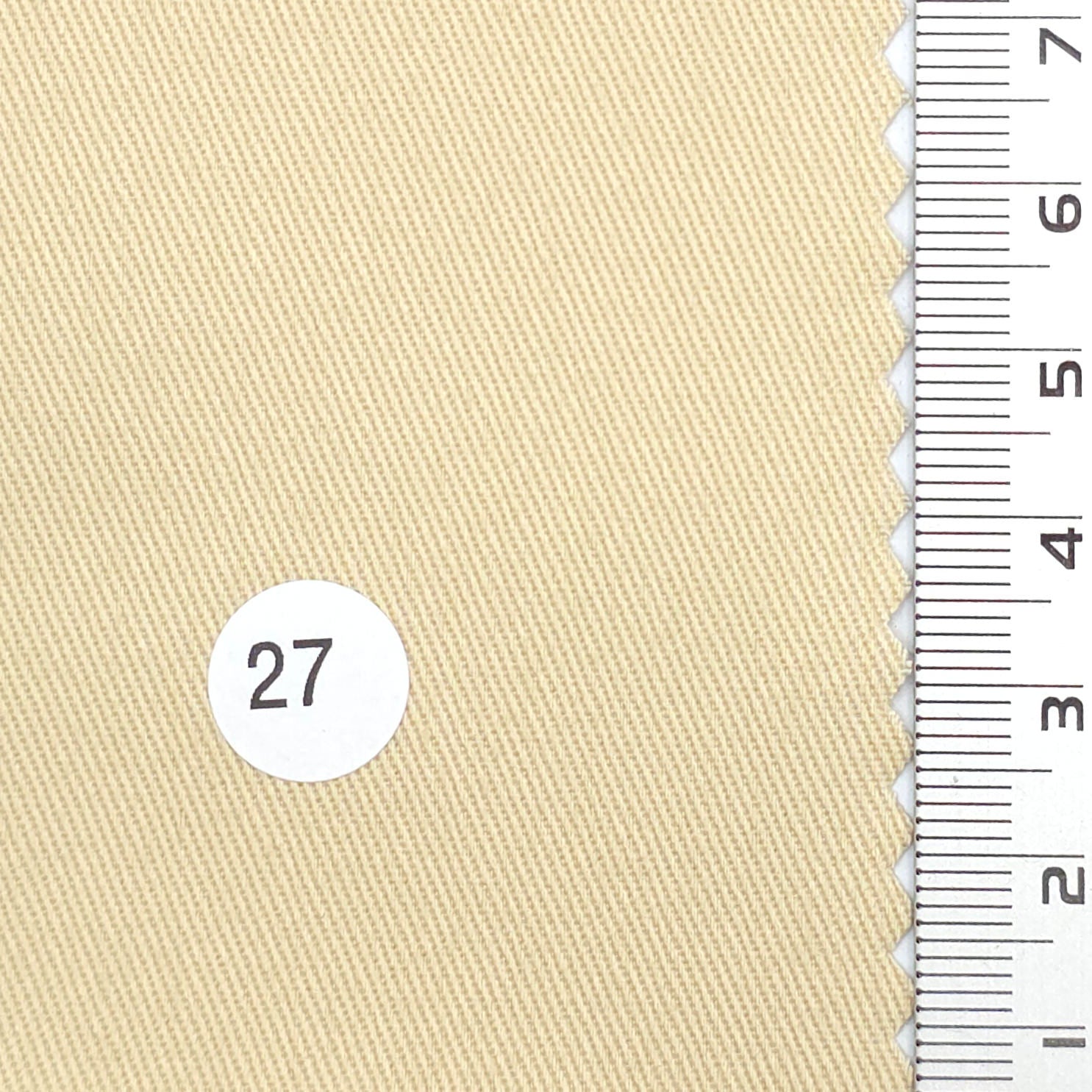 1.Cream-2.White-3.Ivory-4.Pink-5.Mint - 16 Count Solid Twill Cotton Woven Fabric - FAB 1817