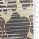 1: Off White-2: Coral Pink-3: Beige-4: Light Gray-5: Cream - Resin Finished Rigid Nylon Mesh Knit Fabric - FAB 1943