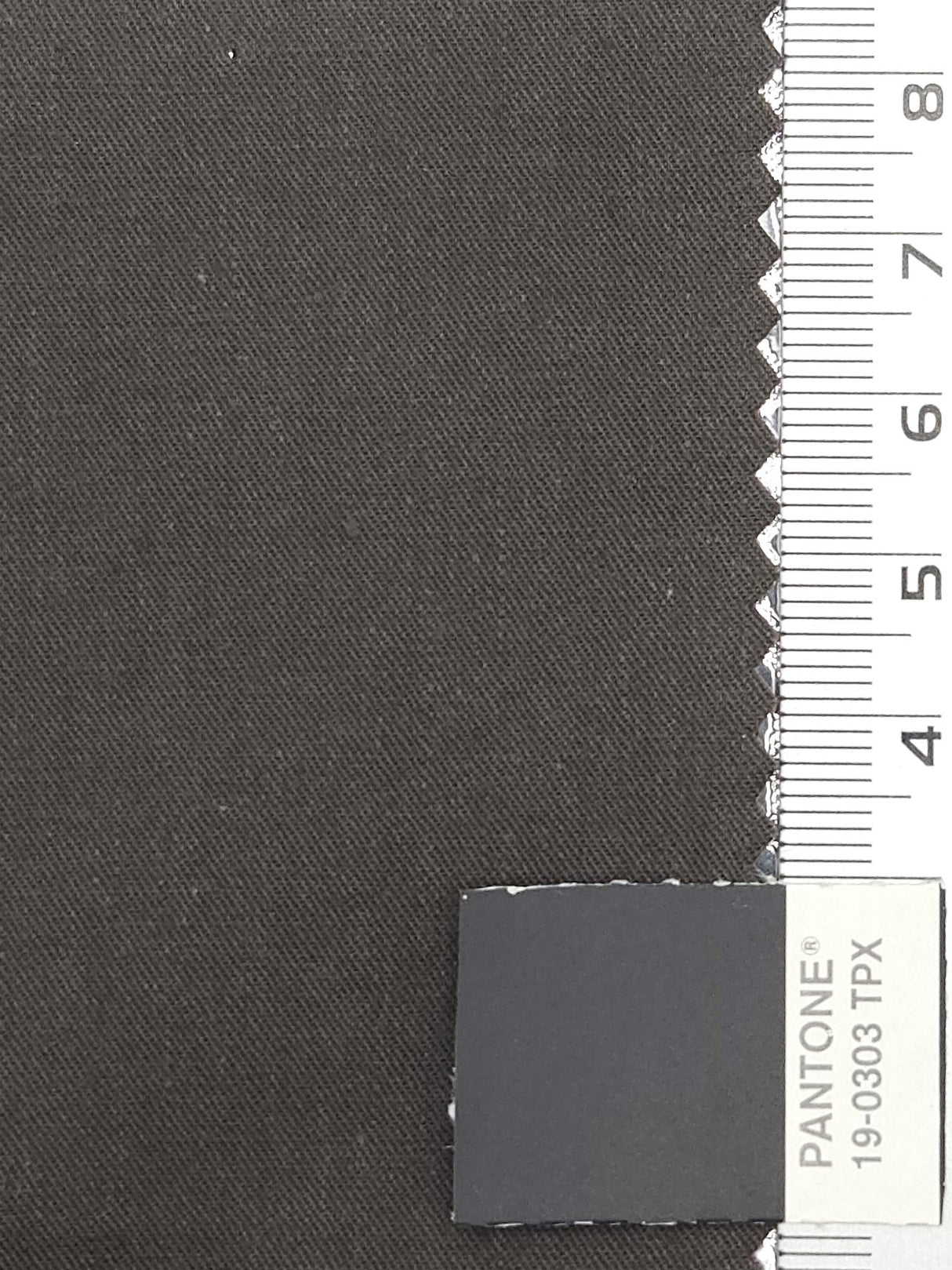 30'S Twill Cotton Woven Fabric | FAB1176 - Liver