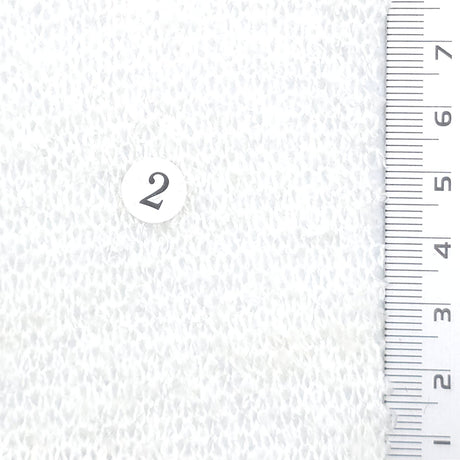 Boucle Acrylic Nylon Wool Knit Fabric - FAB1974 - White