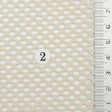 Net Solid Mesh Spandex Polyester Knit Fabric - FAB1803 - 1.Purple gray-2.Beige-3.Light pink gray-4.Light mint green-5.Light sky blue-6.White-7.Black 
