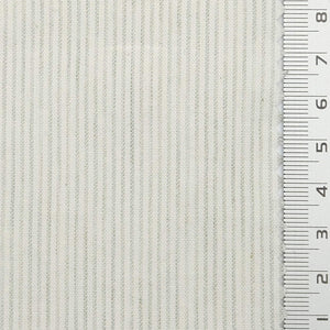 Pin Stripe Plain Cotton Woven Fabric - FAB1796 - Pearl