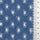 Medium Blue Punched Distressed Denim Cotton Woven Fabric - FAB1835