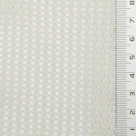 Stripe Mesh Polyester Knit Fabric - FAB1801 - 1.White-2.Ivory-3.Mint Green-4.Navy-5.Black 