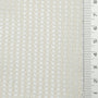 Stripe Mesh Polyester Knit Fabric - FAB1801 - Ivory