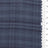 Midnight Blue Check Cotton Rayon Woven Fabric - FAB1826