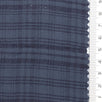 Midnight Blue Check Cotton Rayon Woven Fabric - FAB1826