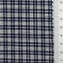 Check YarnDyed Cotton Woven Fabric - FAB1799 - Navy Blue Plaid