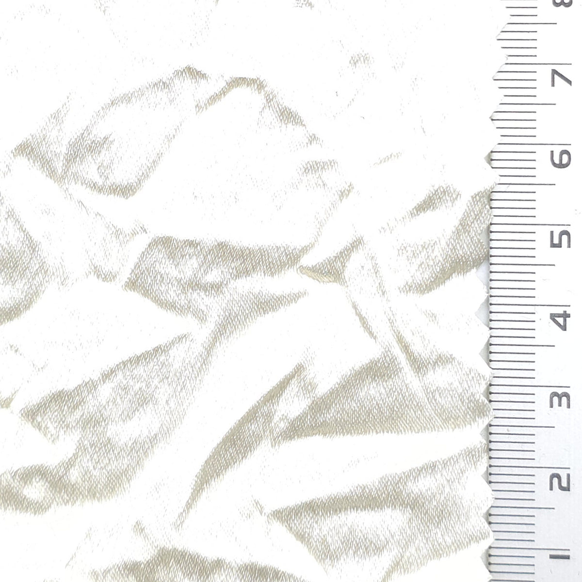 Crinkled Polyester Woven Fabric - FAB1970 - Ivory
