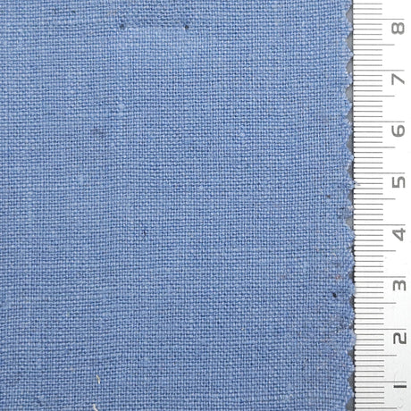 9s Solid Enzyme Washing Linen Woven Fabric - FAB1662 - 1.Chambray-2.Polo Blue-3.Midnight Express-4.Wild Sand-5.Grain Brown-6.Pavlova-7.Rob Roy-8.Sante Fe-9.Fallow-10.Tosca 