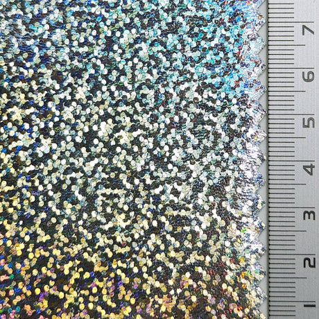 Foil Leather Polyester Knit Fabric - FAB1598 - 1.Multi-2.Multi-3.Multi-4.Multi 