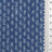 Medium Blue Perforated Distressed Cotton Woven Fabric - FAB1834