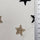 Star Flocked Mesh Metallic Polyester Knit Fabric - FAB1610 - 1.Pink-2.Beige-3.White-4.Black 