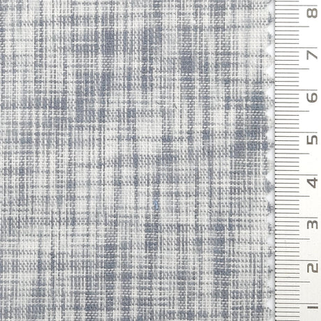 Solid Denim Tweed YarnDyed Cotton Woven Fabric - FAB1773 - 1.Navy blue and white plaid-2.Light grey and white plaid-3.Black and whtie plaid 