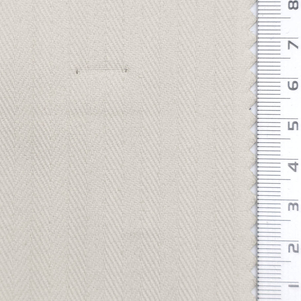 Herringbone Cotton Woven Fabric - FAB1955 - Ivory