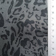 1.Gold (Animal)-2.Silver (Animal)-3.Black (Square)-4.Silver (Square)-5.Black (Dot) - Foil Spandex Polyester Knit Fabric - FAB 1566