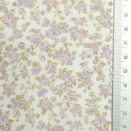 Print Floral Cotton Woven Fabric | FAB1579 | 1.Chatelle, 2.Blue Haze, 3.Conch, 4.Blue Haze, 5.Cello by Fabricis.com #