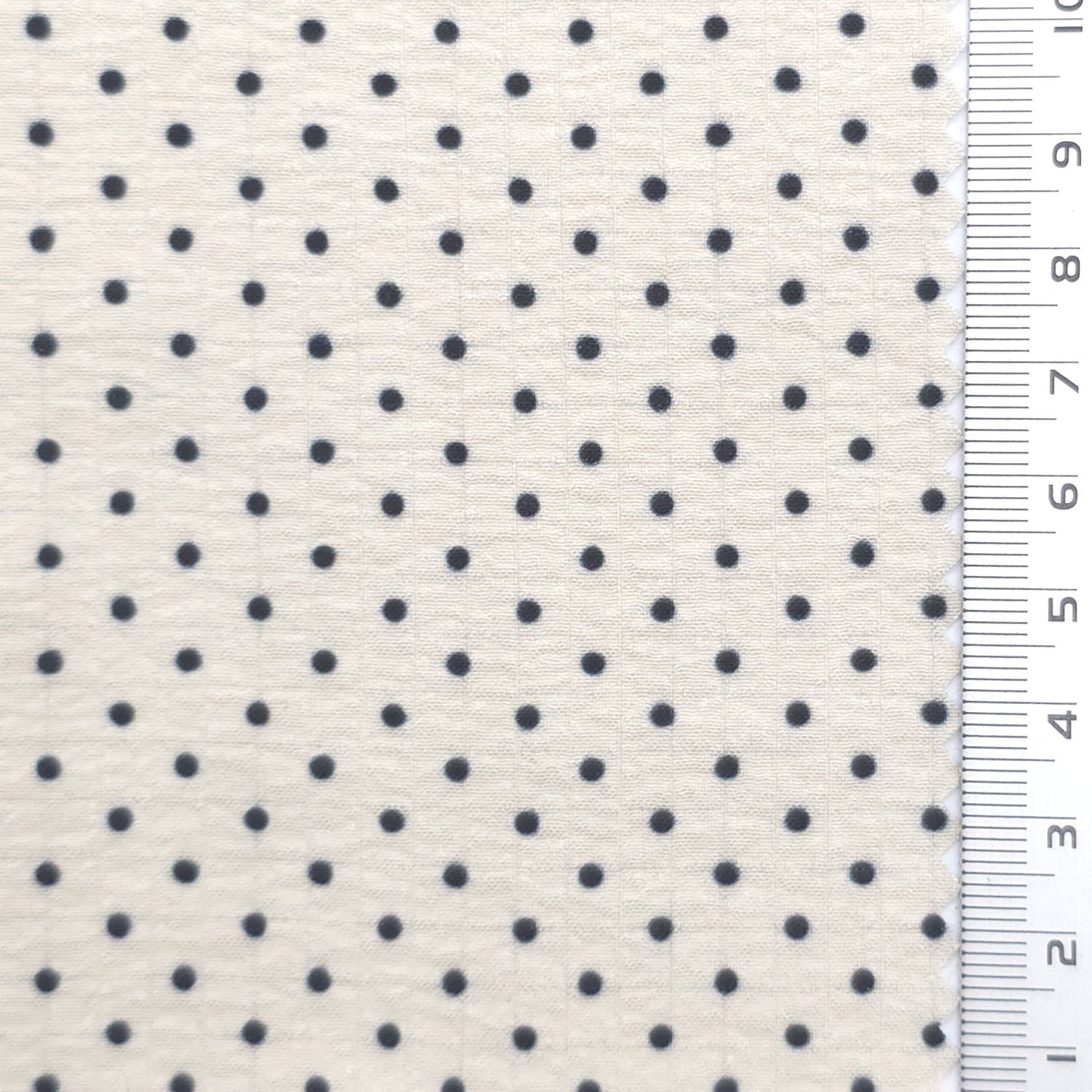 Polka Dot Polyester Woven Fabric - FAB1971 - Beige