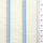 Cornflower Blue & Camel Stripe Textured Cotton Woven Fabric - FAB1829