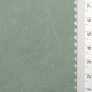 Solid Crack Suede Polyurethane Polyester Knit Fabric - FAB1764 - Sage