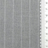 Chalk Stripe Plain Polyester Spandex Rayon Woven Fabric - FAB1781 - 1.Tan-2.Light Gray-3.Dark Gray-4.Charcoal-5.Navy Blue-6.Dark Navy-7.Black 