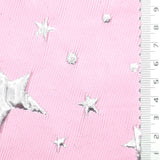 Dot Star Jacquard Polyester Nylon Metallic Woven Fabric - FAB1819 - 1.Blue/Gold-2.Pink/Silver-3.White/Silver-4.Black/Gold 