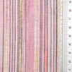 Rose Pink Multi-color Striped Textured Cotton Poly Woven Fabric - FAB1827
