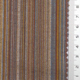 Burnt Sienna Textured Stripe Cotton Woven Fabric - FAB1825