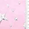 Dot Star Jacquard Polyester Nylon Metallic Woven Fabric - FAB1819