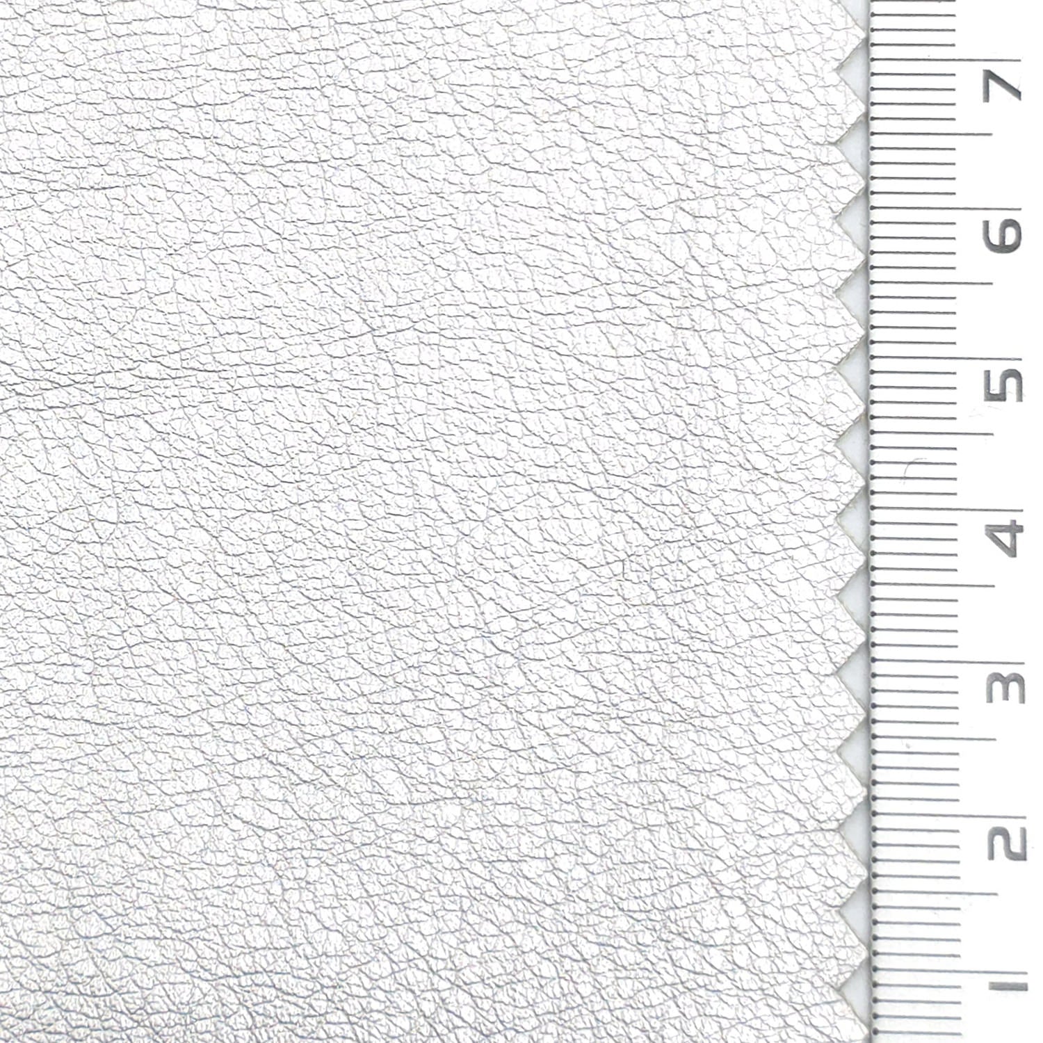 1: Gold-2: Silver-3: Off-White-Swatch - Grained Woven Poly Faux Leather Fabric - FAB 1880