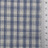 Light Blue - Plaid Cotton Woven Fabric - FAB1864