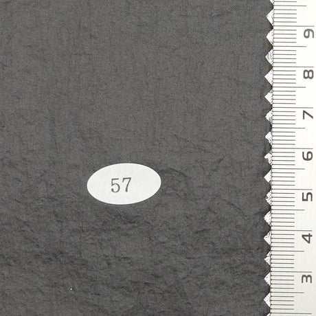 Solid Crinkled Nylon Woven Fabric - FAB1702 - 1.Black-2.Ironside Grey-3.Spun Pearl-4.Cotton Seed-5.Quill Grey-6.Eggshell-7.Blossom-8.White 