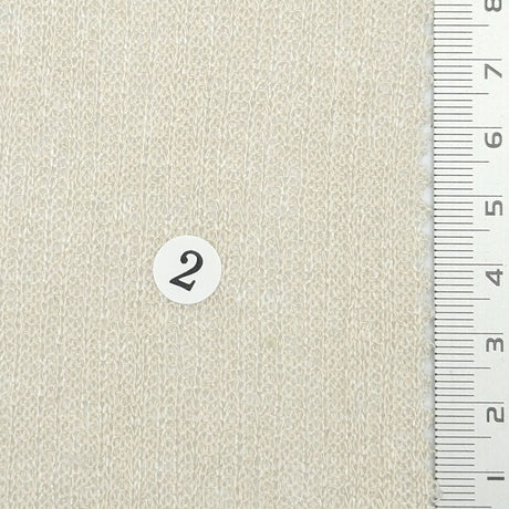 Like Pleated Solid Rib Linen Polyester Knit Fabric - FAB1768 - 1.Ivory-2.Ecru-3.Blush pink-4.Sky blue-5.Butter yellow-6.Sage green-7.Lilac-8.Warm gray-9.Heather gray-10.White 