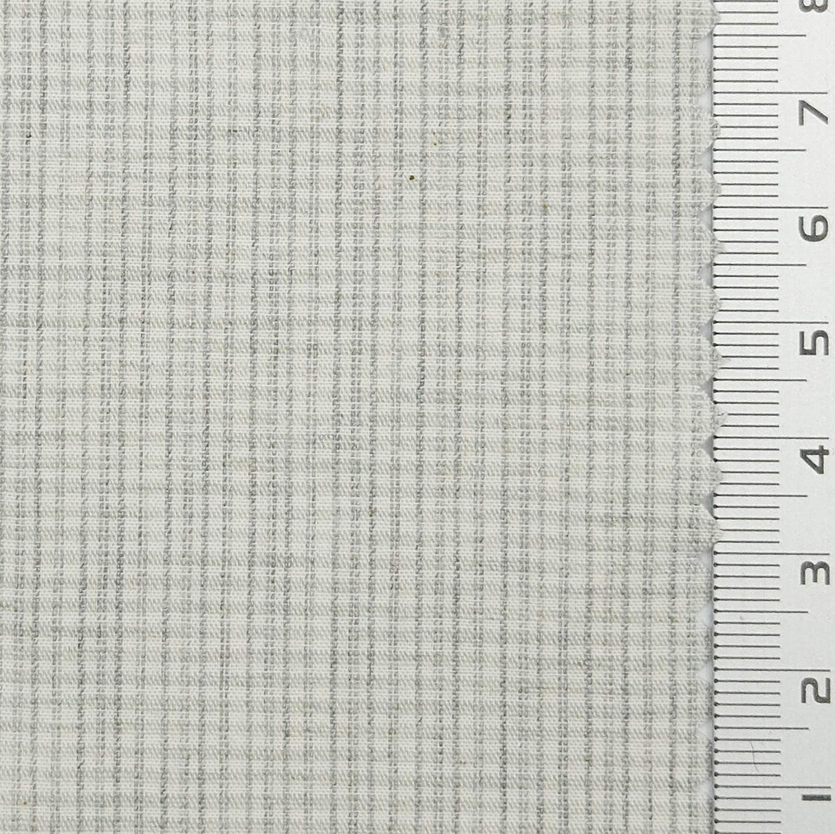 Subtle Grid Check Plain Cotton Woven Fabric - FAB1795 - Taupe