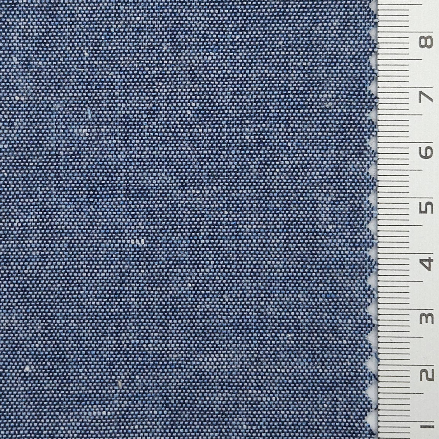 Solid Oxford Cotton Linen Polyester Woven Fabric - FAB 1790 - 2.Dark navy blue