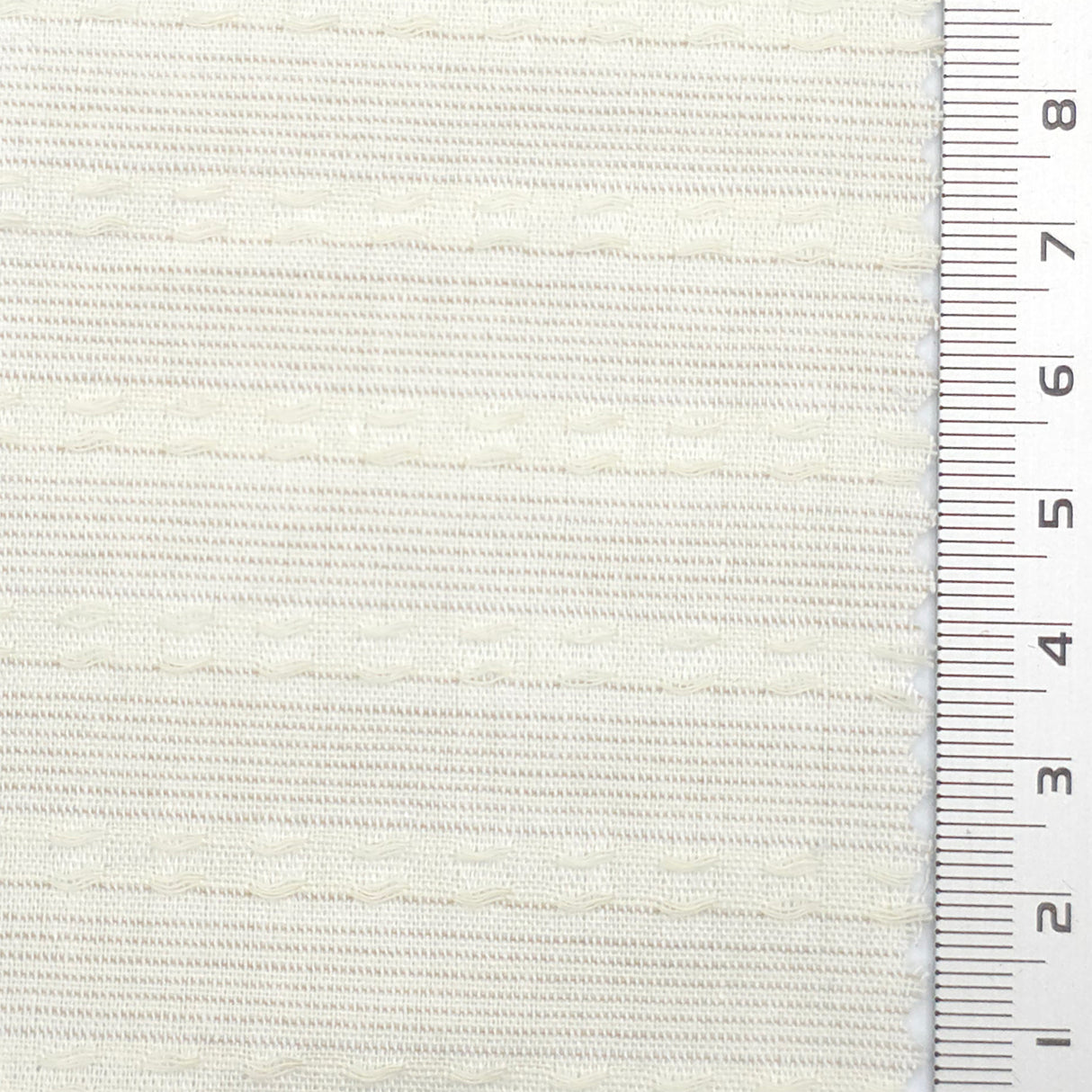 Gray Textured Jacquard Stripe Cotton Woven Fabric - FAB1824