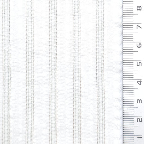 Bengal Stripe 100% Cotton Woven Fabric - FAB1968 - Grey