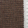 Solid Brushed Tweed Polyester Wool Woven Fabric - FAB1786 - Brown