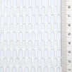 Ivory Mesh Honeycomb Poly Knit Fabric - FAB1846