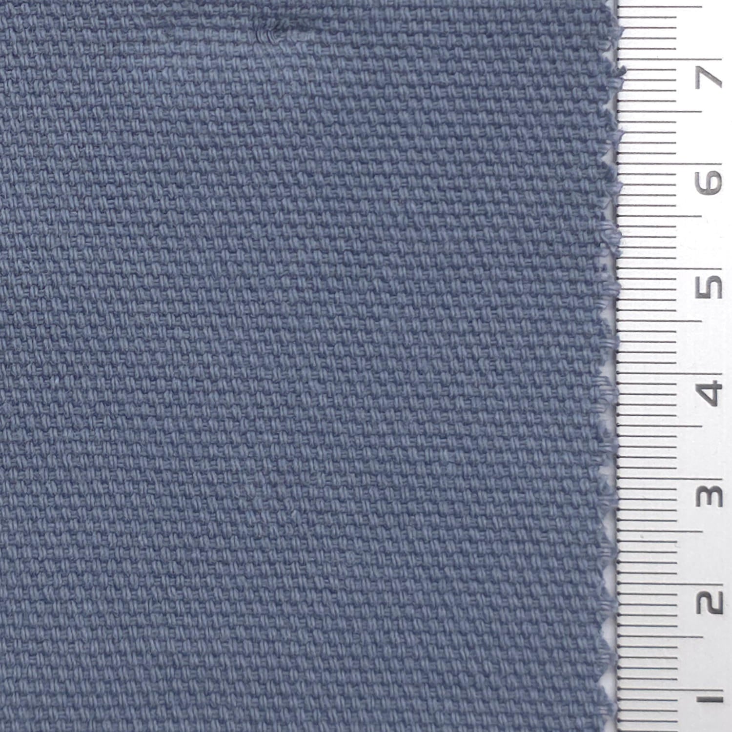 Solid 7 Count Cotton Oxford Woven Fabric - FAB1981 - Blue Gray