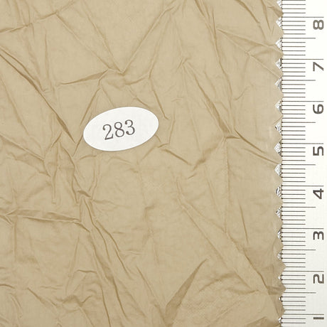 Solid Plain Wrinkle Recycled Nylon Woven Fabric - FAB1706 - 1.Sorrell Brown-2.Coral Leaf-3.Moon Mist-4.Spring Rain-5.N/A-6.N/A-7.Black 