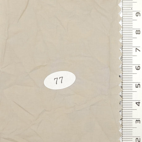 Solid Wrinkle Recycled Cotton Nylon Woven Fabric - FAB1704 - 1.Eagle-2.Soft Amber-3.Cashmere-4.Dark Beige-5.Ivory-6.White-7.Black 