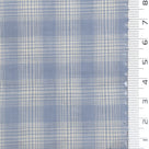 1: Dark Navy Blue-2: Steel Blue-3: White-4: Charcoal Grey-Swatch - Very Light Plaid Cotton Voile Woven Fabric - FAB 1937
